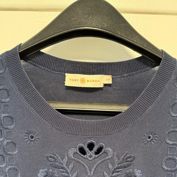 2/$40 Embroidered Navy Short Sleeves - Picture 3 of 7